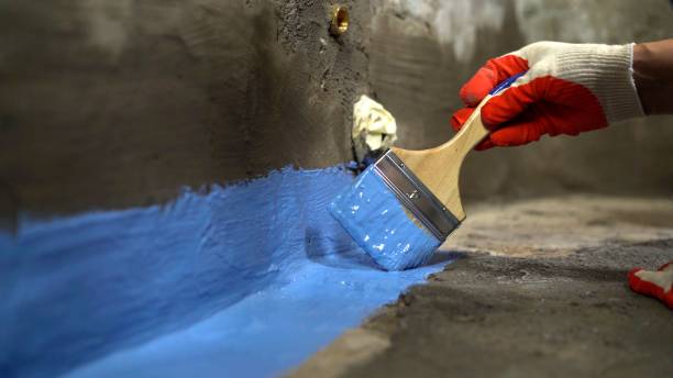 Commercial Wet Basement Repair project at a Lima, PA business property by SJ Waterproofing Pros